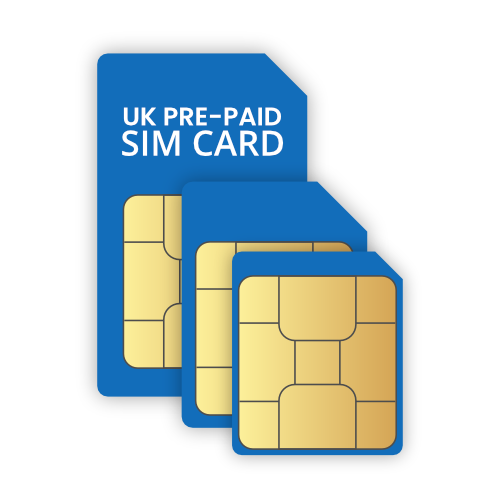 UK Pre-Paid SIM Card